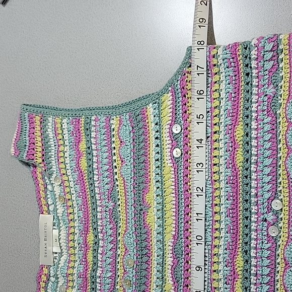VTG 2000 Susan Bristol Crocheted Sleeveless Top - Picture 7 of 7
